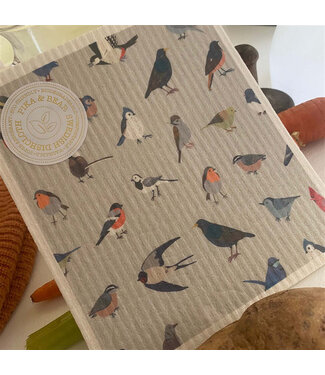 Pika & Bear Swedish Dishcloth Single - "Put A Bird On It" Songbird