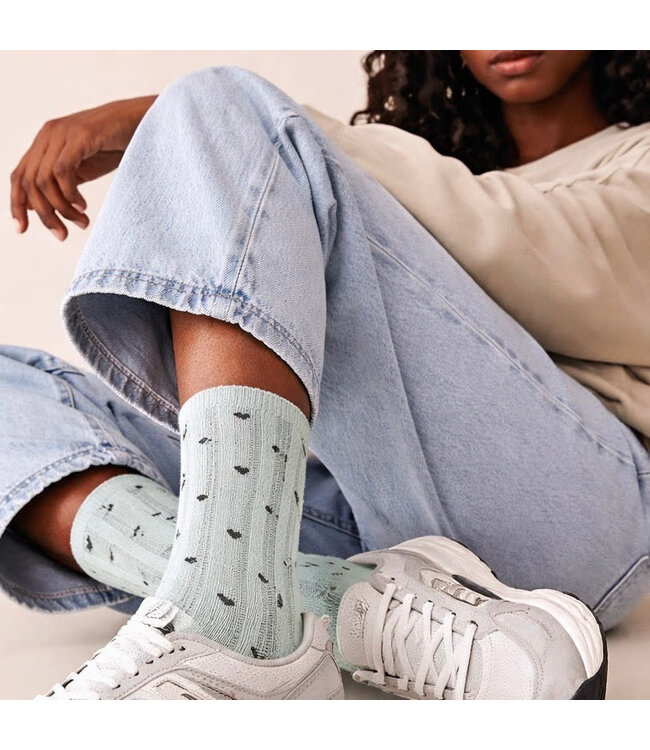 Pika & Bear Crew Socks Pack of 3 - Heart