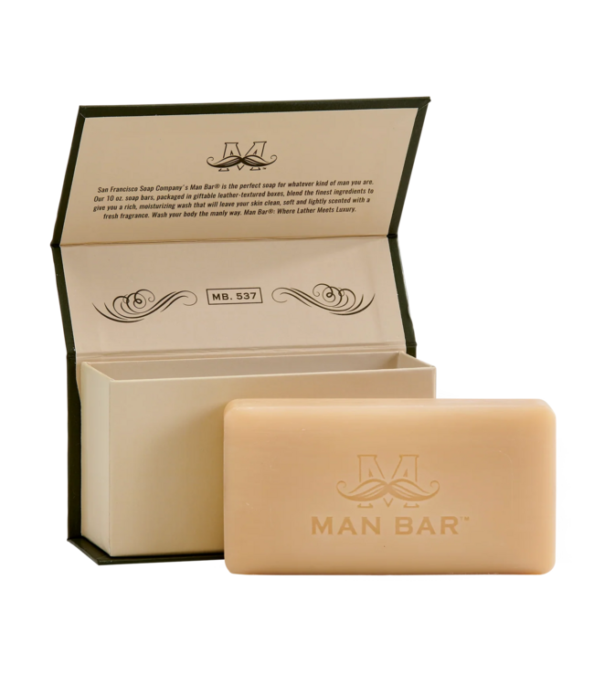 San Francisco Soap Company Man Bar - Bergamot Cognac