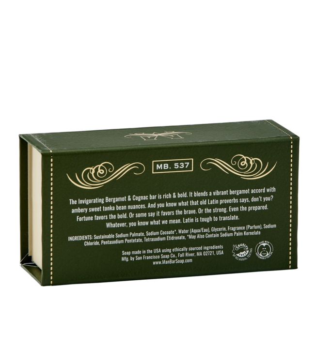 San Francisco Soap Company Man Bar - Bergamot Cognac