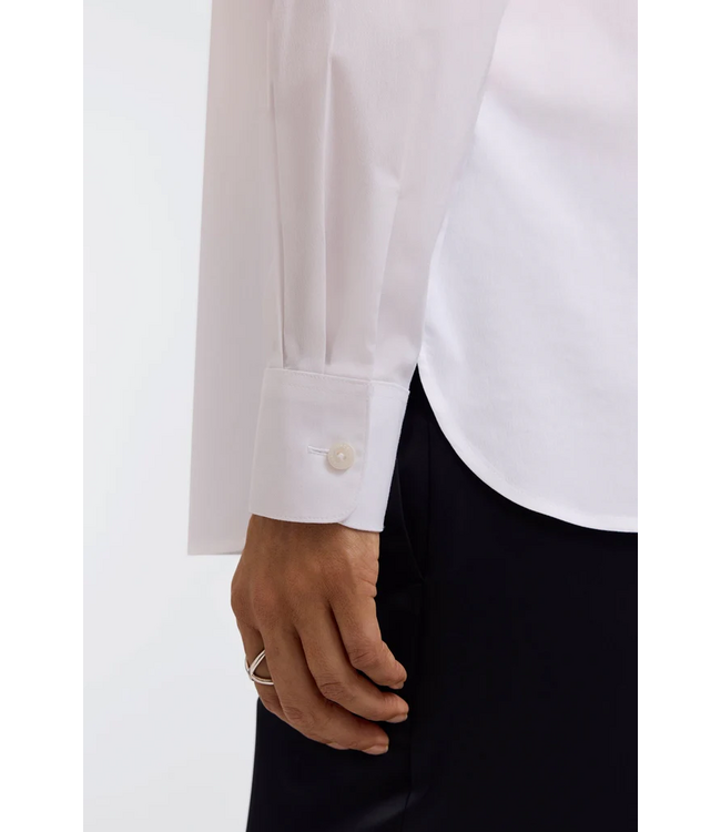 Foxcroft Kylie Long Sleeve Button-Up - White