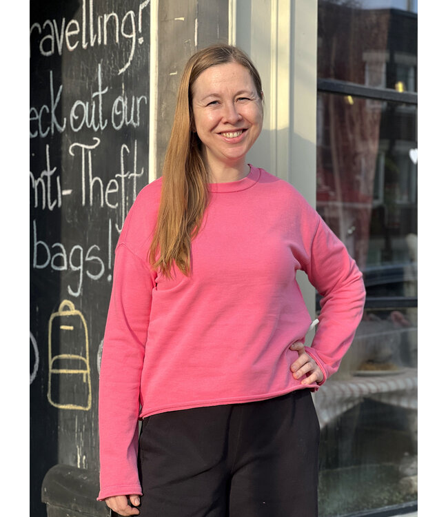 Fransa Serafina Pullover - Honeysuckle Pink