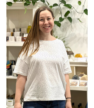 Fransa Siva Tee  - Dots