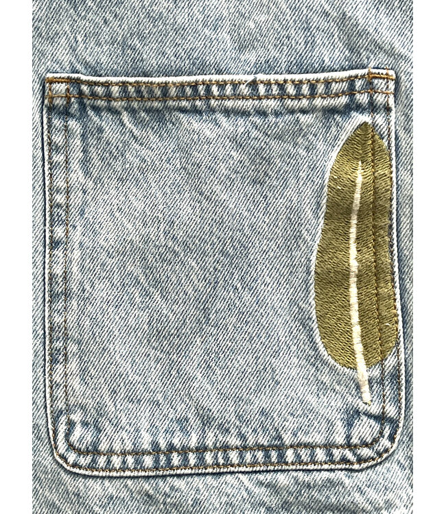 ICHI IHBauve Denim Jacket - Light Blue