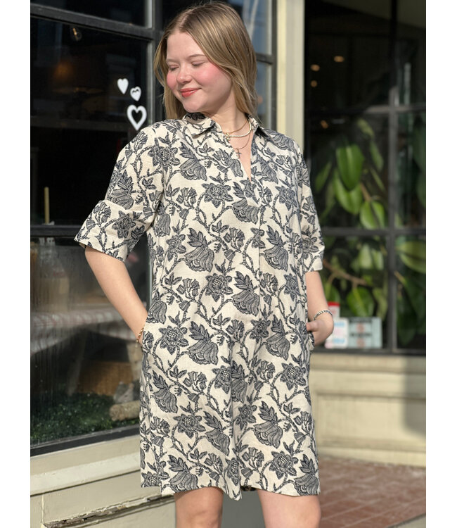 Fransa Maddie Dress - Bloom