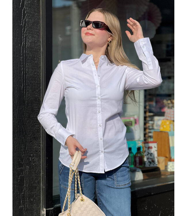 Fransa FRZA Shirt - White