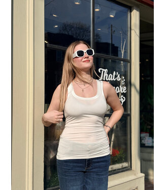 Fransa FRZulu Tank Top - Antique