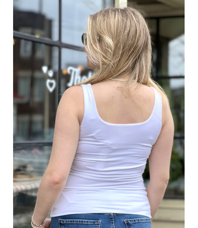 Gentle Fawn Blanche Tank Top - White