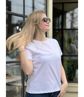 Point Zero Crew Neck Cotton Tee - White