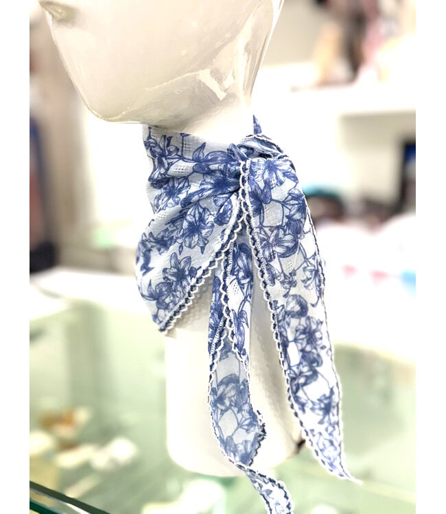 B. Young Triangle Scarf - Spring Flower