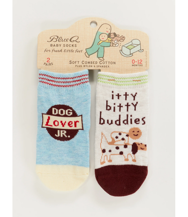 Blue Q Baby Socks - Dog Lover Jr.