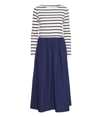 B. Young Cotton Blend Dress - Blue