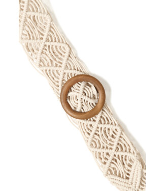 B. Young Crochet Belt - Birch