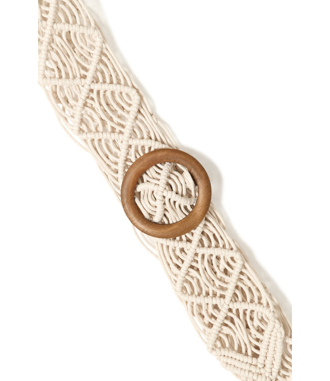 B. Young Crochet Belt - Birch