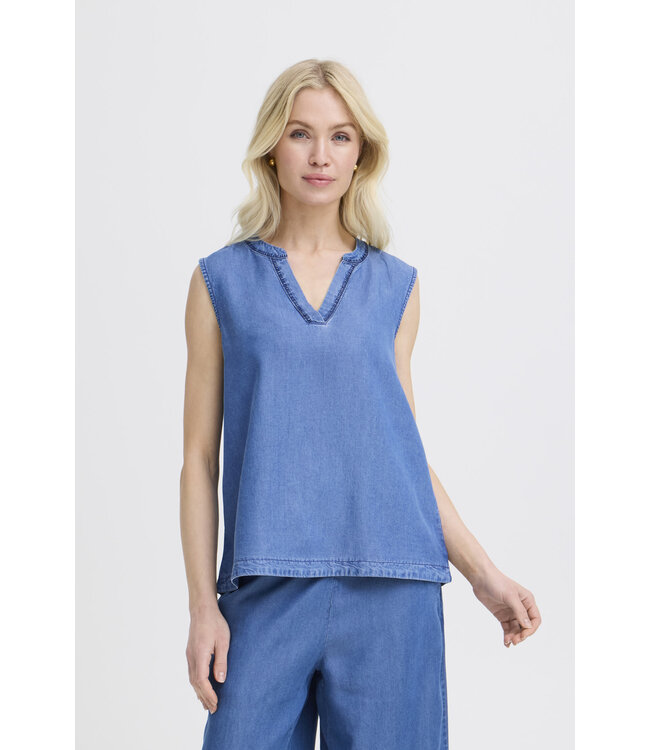 B. Young Tencel Top - Blue