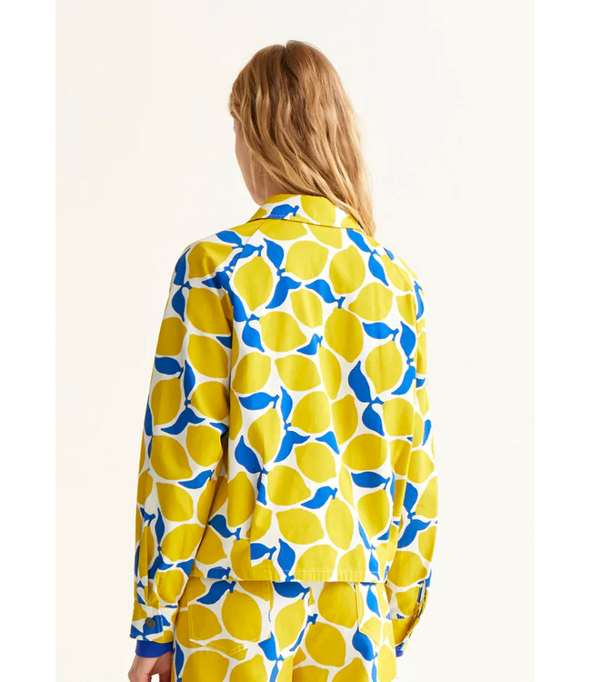 Compania Fantastica Cotton Jacket - Lemon Print