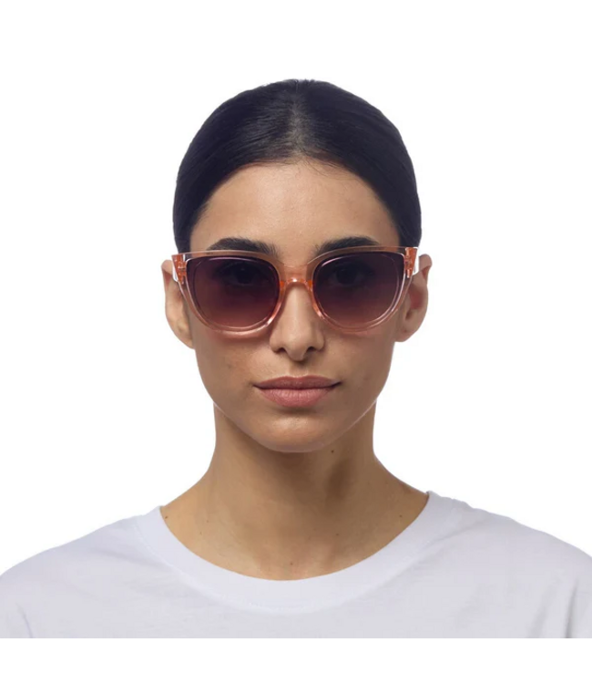 Okkia Silvia Cat Eye Sunglasses - Transparent Pink