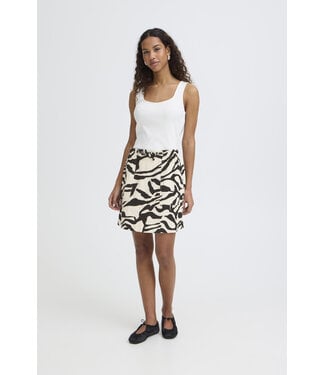 ICHI Linno Skirt - Zebra