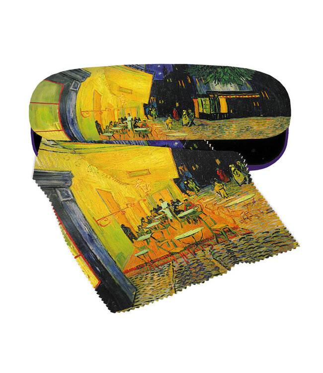 Spectacle Case w/ Cleaning Cloth - Cafe Du Nuit