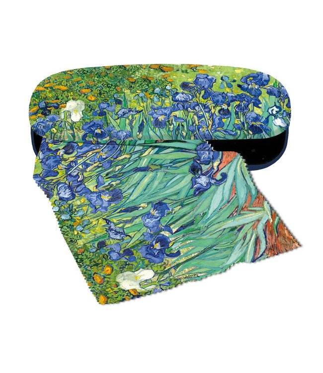 Spectacle Case w/ Cleaning Cloth - Lilies