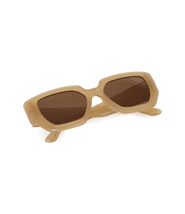 ICHI IaSofia Sunglasses -  Peach Beige