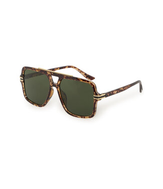 ICHI IaSandra Sunglasses -  Chocolate Brown