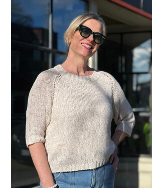 Cream CRStef Pullover - Cream