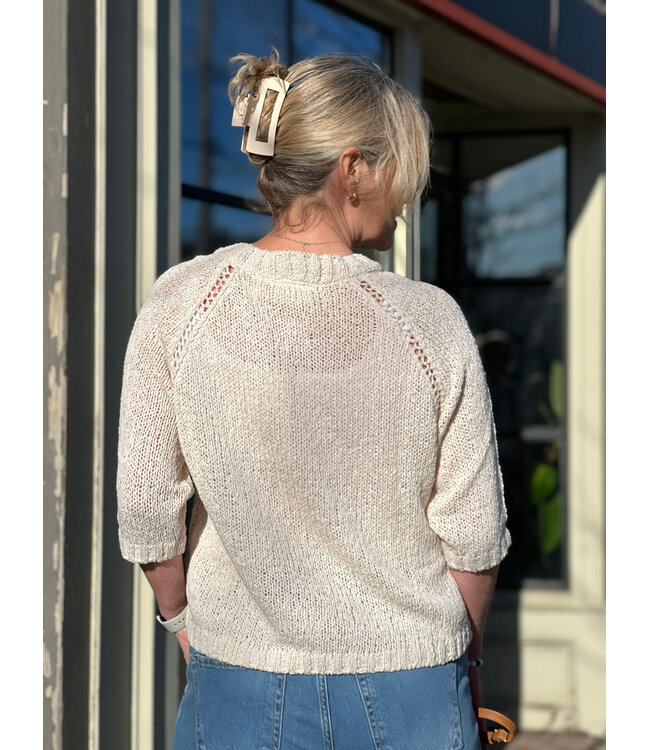 Cream CRStef Pullover - Cream