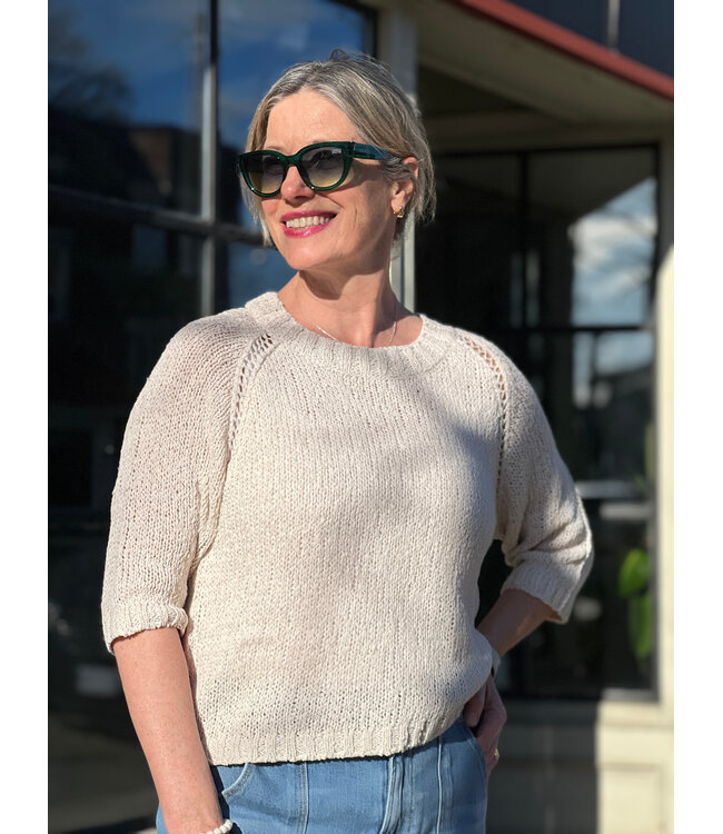 Cream CRStef Pullover - Cream