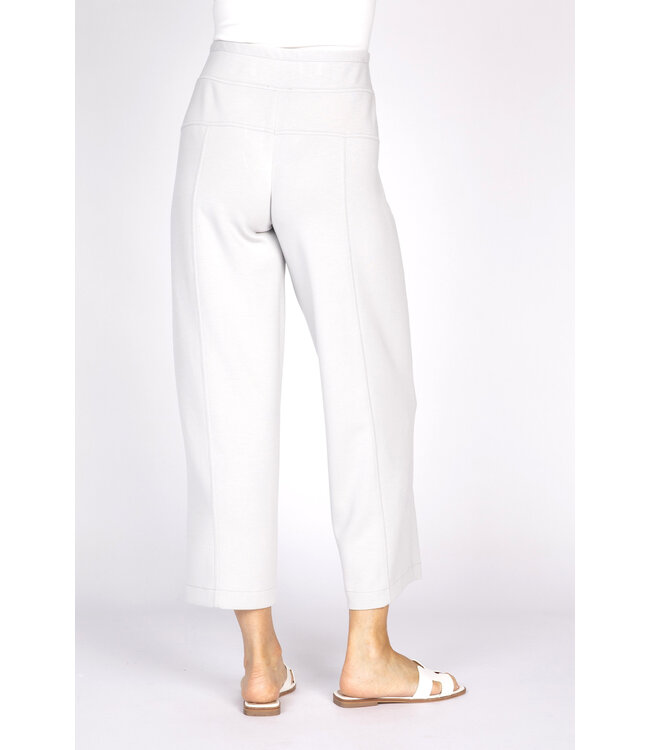 Olivia Border Stitch Pant - Sandy Grey