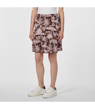 Mab Print Skirt - Dark Chocolate