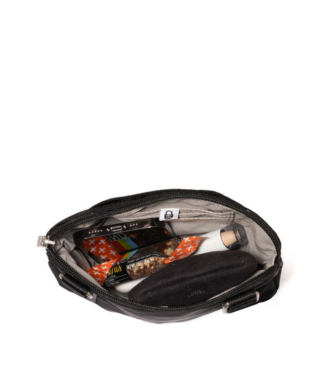 Baggallini Coastal Flip Lock Mini Crossbody Bag - Black