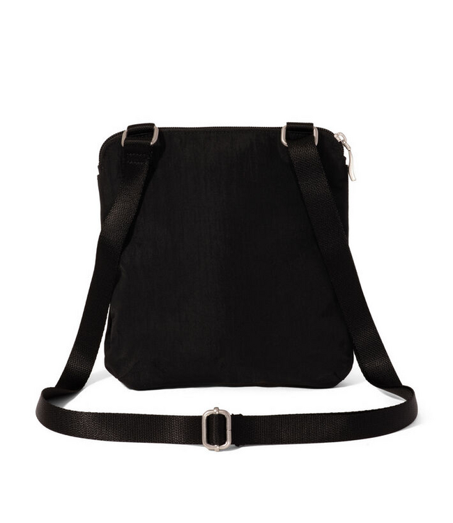 Baggallini Coastal Flip Lock Mini Crossbody Bag - Black