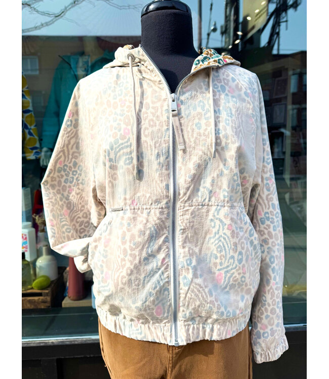 Anndra Jacket - Ivory Cheetah