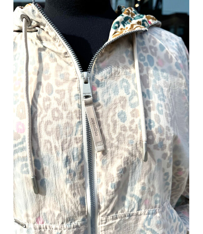 Anndra Jacket - Ivory Cheetah