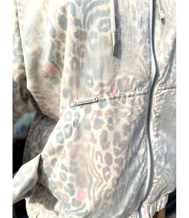 Anndra Jacket - Ivory Cheetah