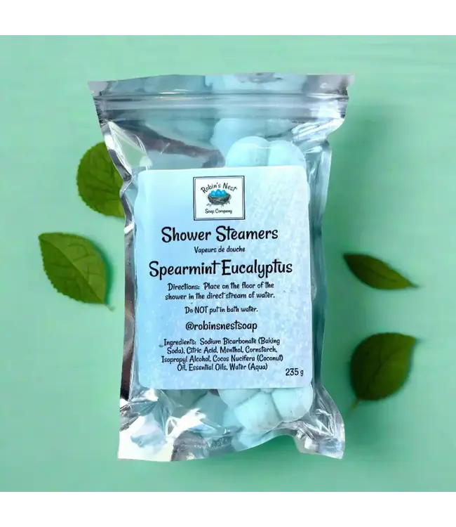 Robin's Nest Soap Company Shower Steamers - Spearmint Eucalyptus