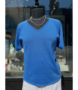 Cream CRRomane Knit Top - Palace Blue