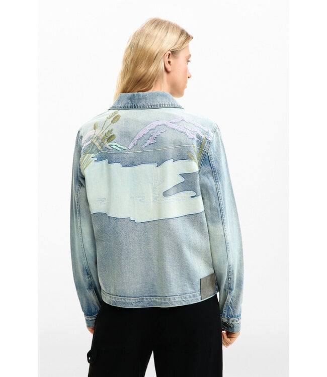 Desigual Swan Jean Jacket - Denim