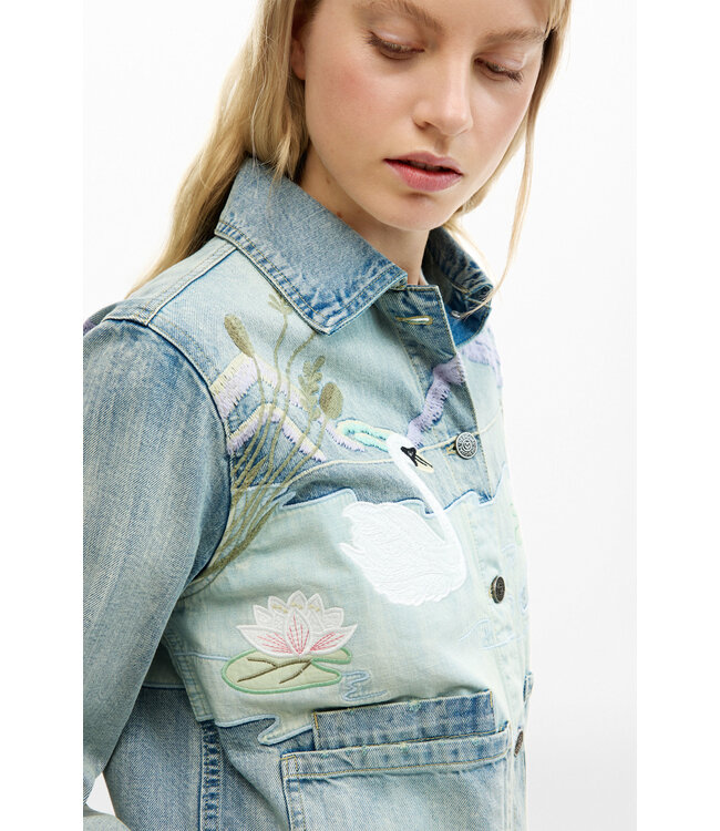 Desigual Swan Jean Jacket - Denim