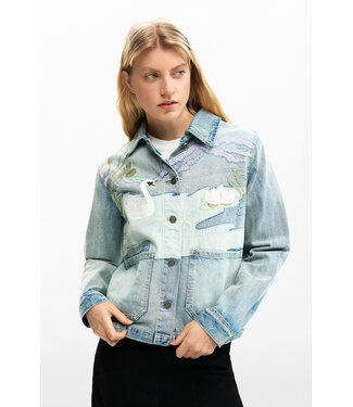 Desigual Swan Jean Jacket - Denim