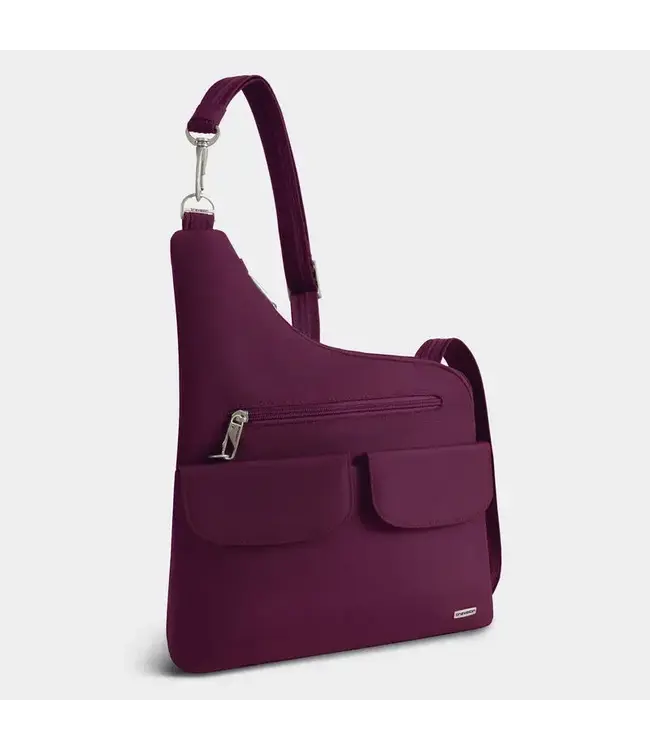 Travelon Anti-Theft Classic  Crossbody - Burgundy
