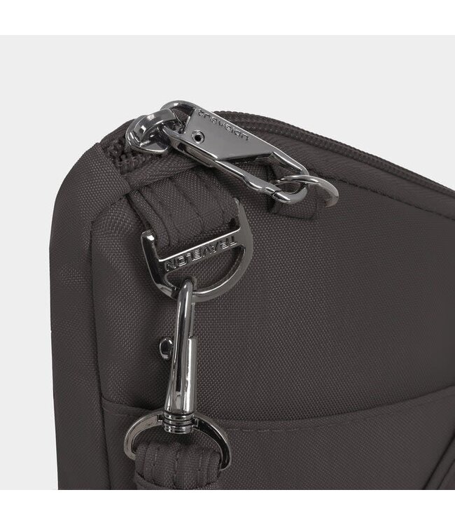 Travelon Anti-Theft Runways  Asymmetric Crossbody - Smoke