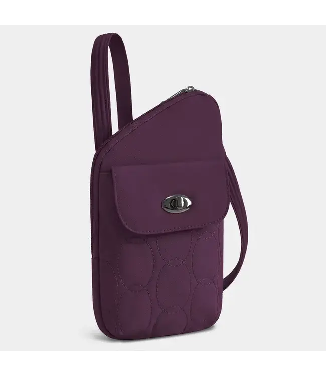 Travelon Anti-Theft Runways  Asymmetric Crossbody - Plum