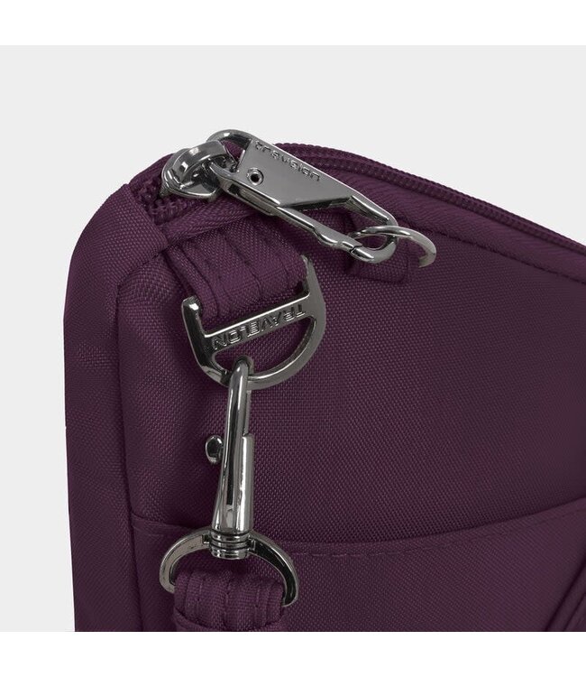 Travelon Anti-Theft Runways  Asymmetric Crossbody - Plum