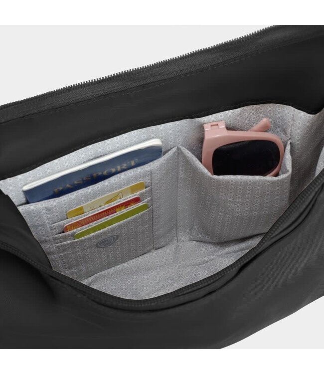 Travelon Anti-Theft Runways  Medium Crossbody - Black