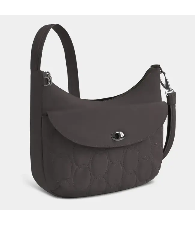 Travelon Anti-Theft Runways  Medium Crossbody - Smoke