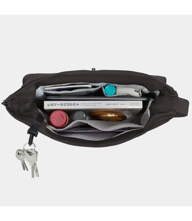Travelon Anti-Theft Runways  Medium Crossbody - Smoke
