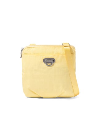 Baggallini Coastal Flip Lock Mini Crossbody Bag - Butter Yellow