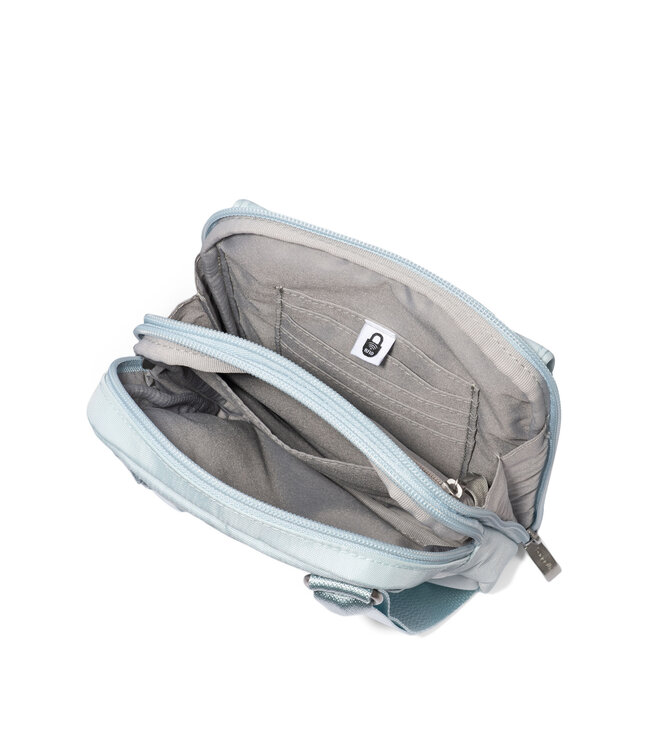 Baggallini Coastal Flip Lock Venture Crossbody - Pool